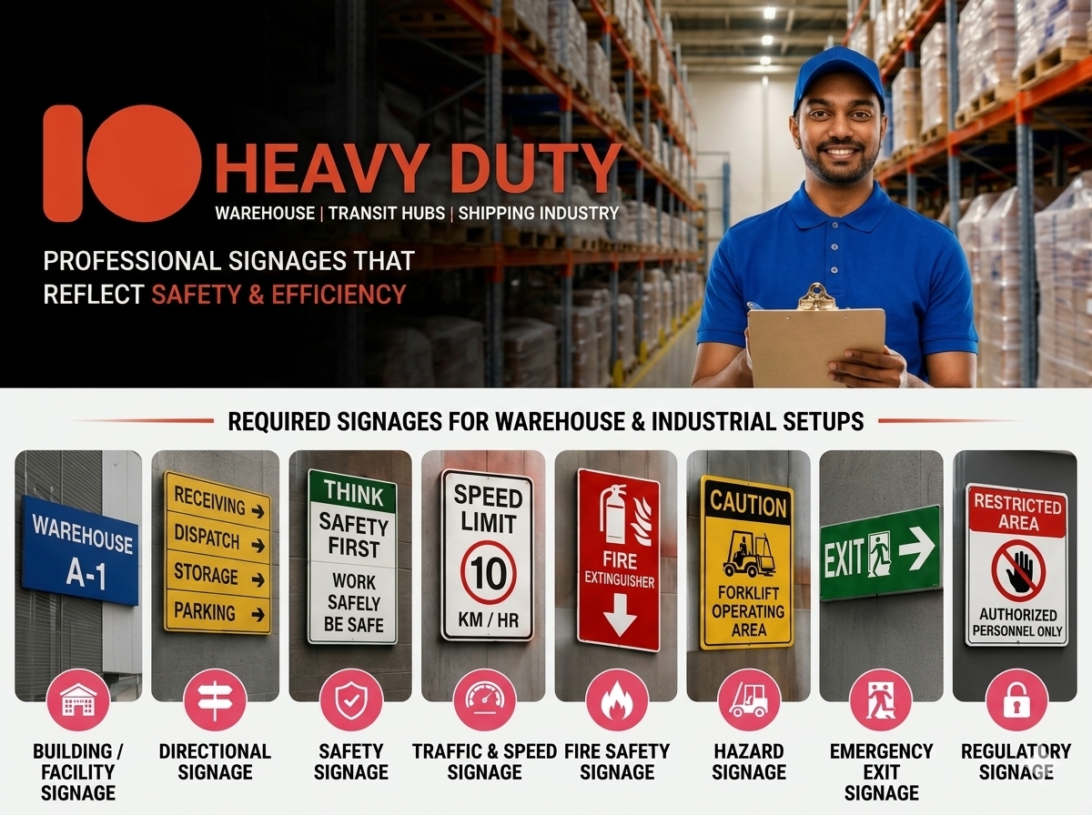 Industrial & Heavy Duty — Warehouse, Transit Hubs & Shipping
